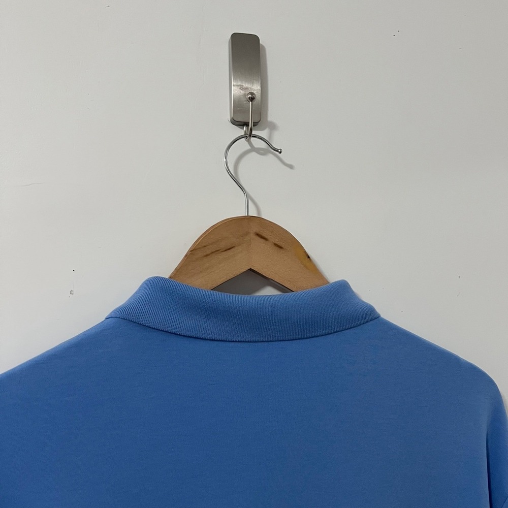 Polo Ralph Lauren Mens XL Classic Fit Short Sleeve Polo Shirt Blue Cotton Logo - Picture 4 of 7